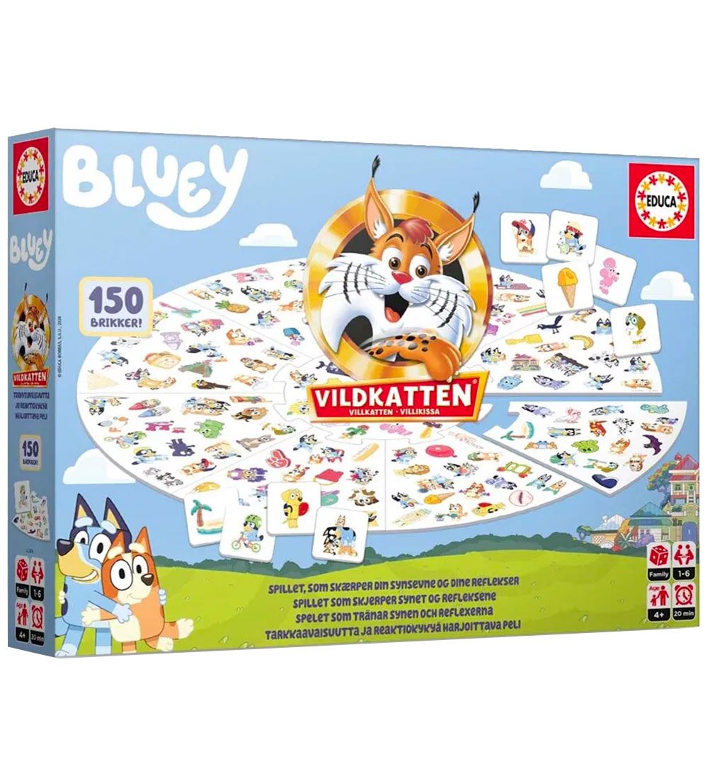 Educa Brettspiel - Wildkatze - Bluey - Educa - One Size - Brettspiele Educa Brettspiel - Wildkatze - Bluey - Educa - One Size - Brettspiele von Educa