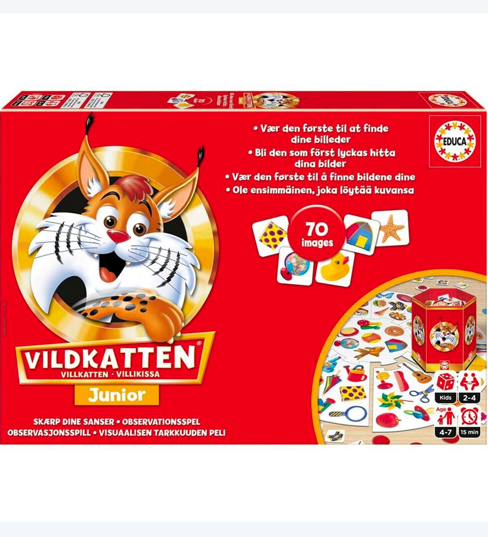 Educa Brettspiel - Wildkatze Junior 70 - Educa - One Size - Brettspiele Educa Brettspiel - Wildkatze Junior 70 - Educa - One Size - Brettspiele von Educa