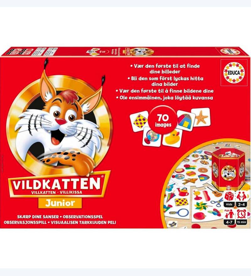 Educa Brettspiel - Wildkatze Junior 70 - Educa - One Size - Brettspiele Educa Brettspiel - Wildkatze Junior 70 - Educa - One Size - Brettspiele von Educa