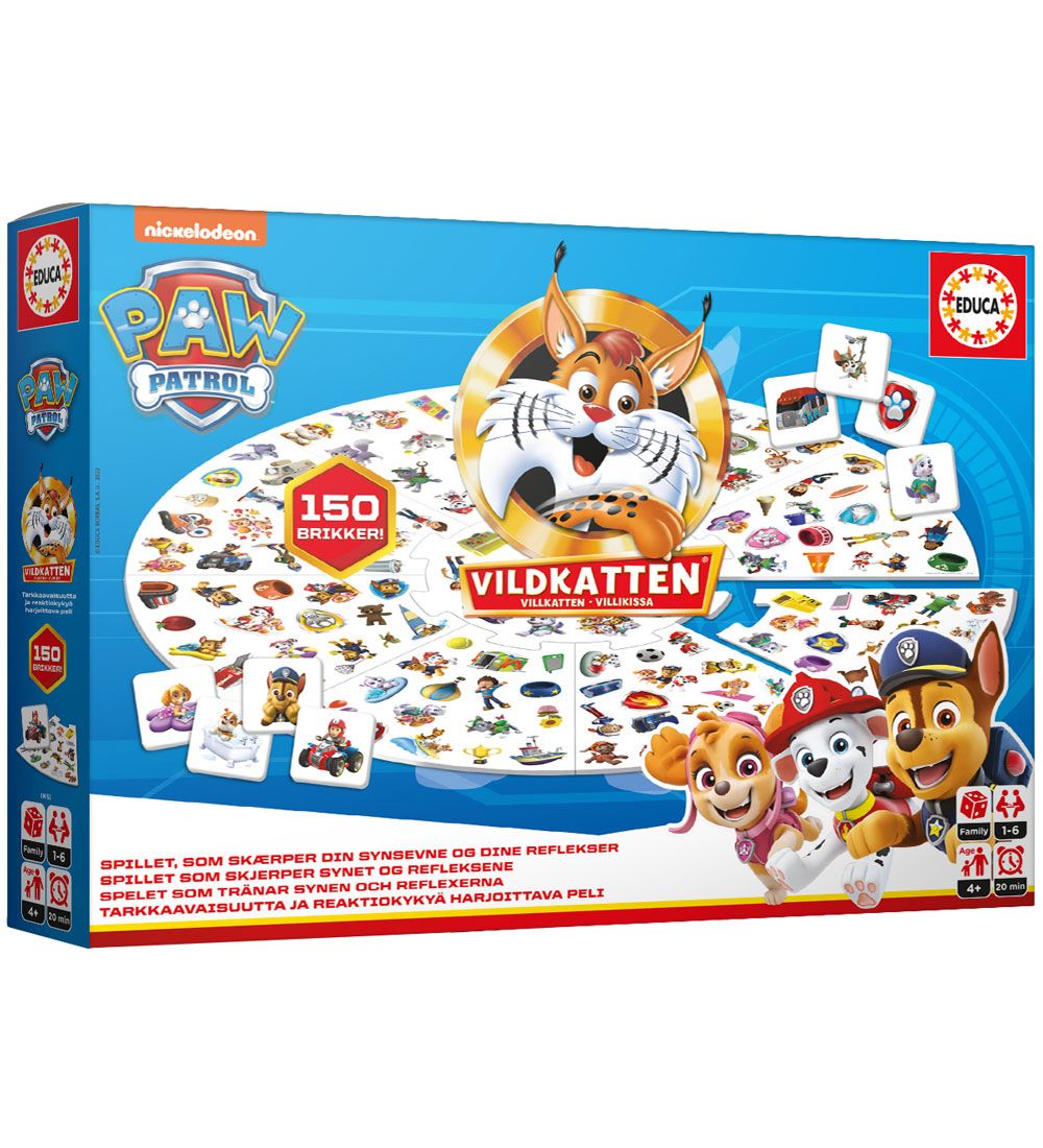 Educa Brettspiel - Wildkatze Paw Patrol - Educa - One Size - Brettspiele von Educa