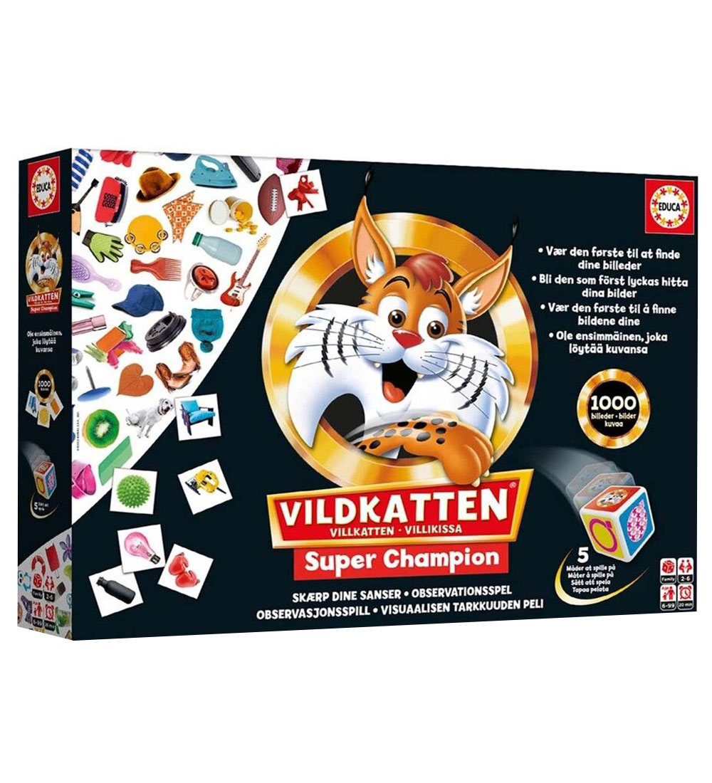 Educa Brettspiel - Wildkatze Super Champion - Educa - One Size - Brettspiele Educa Brettspiel - Wildkatze Super Champion - Educa - One Size - Brettspiele von Educa