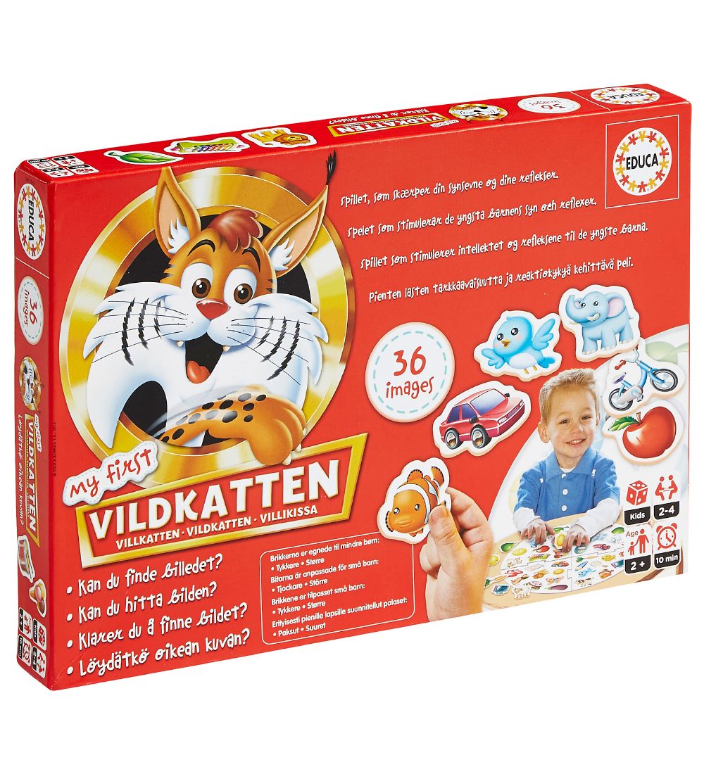 Educa Brettspiele - My First The Wildcat - 36 Bilder - Educa - One Size - Brettspiele Educa Brettspiele - My First The Wildcat - 36 Bilder - Educa - One Size - Brettspiele von Educa