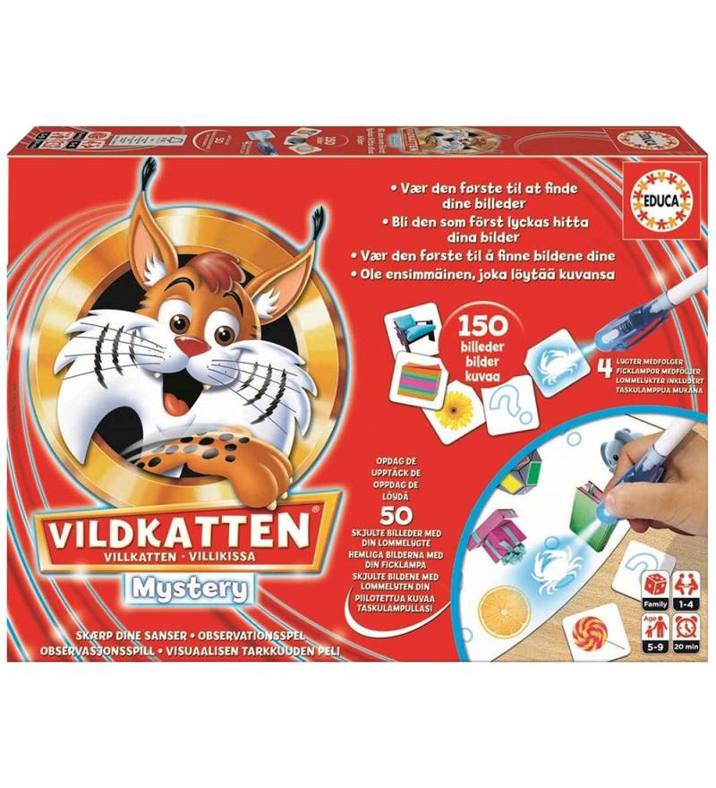Educa Brettspiele - Vildkatten Mystery - Educa - One Size - Brettspiele Educa Brettspiele - Vildkatten Mystery - Educa - One Size - Brettspiele von Educa