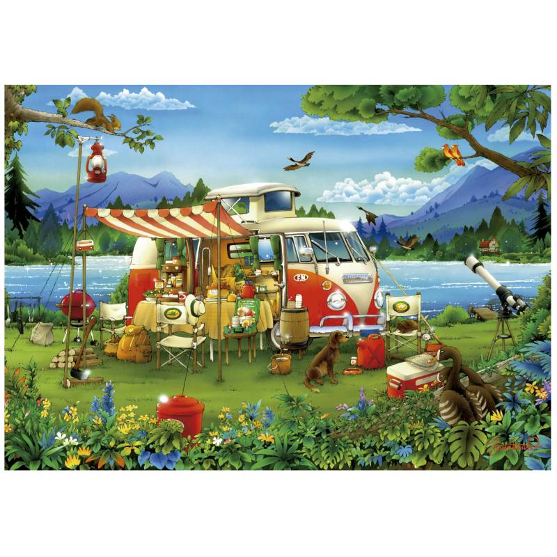 Educa Camping Holiday 1000 Teile Puzzle Educa-19922 Educa Camping Holiday 1000 Teile Puzzle Educa-19922 von Educa