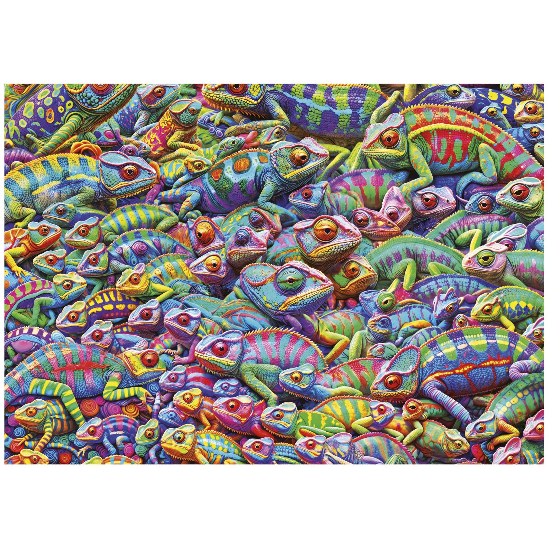 Educa Chameleon Chaos 1000 Teile Puzzle Educa-20582 von Educa