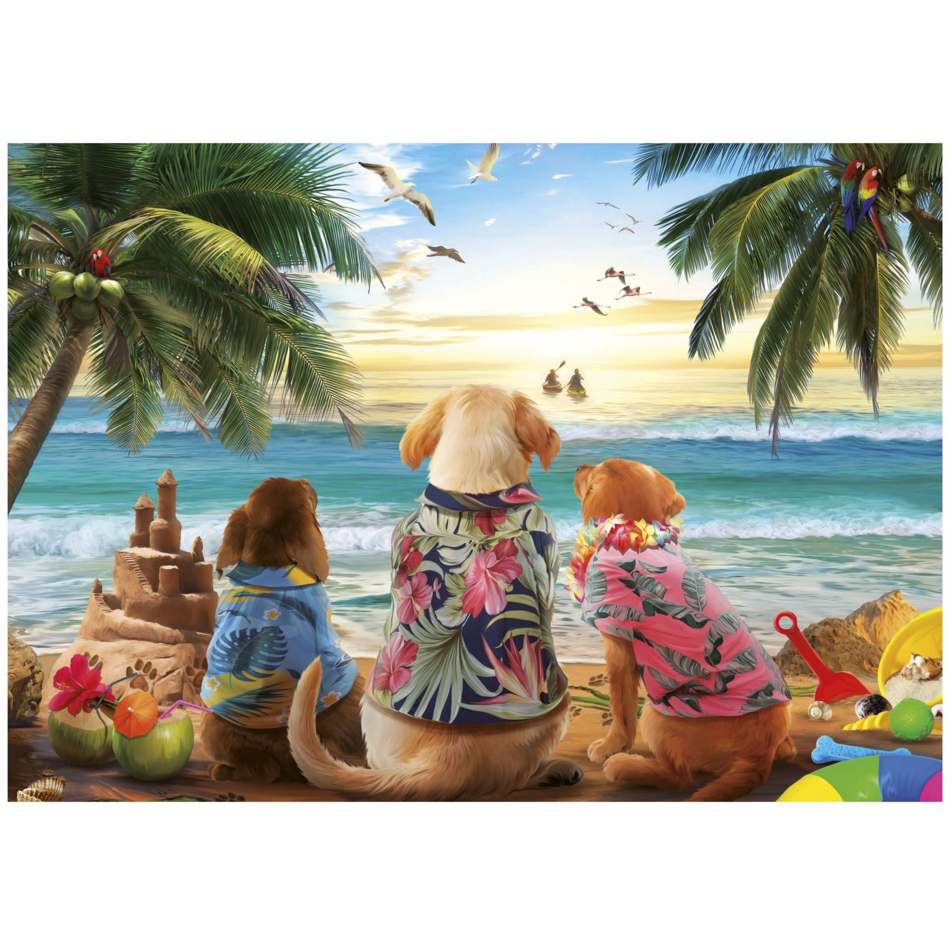 Educa Dogs on the beach 1000 Teile Puzzle Educa-20291 Educa Dogs on the beach 1000 Teile Puzzle Educa-20291 von Educa