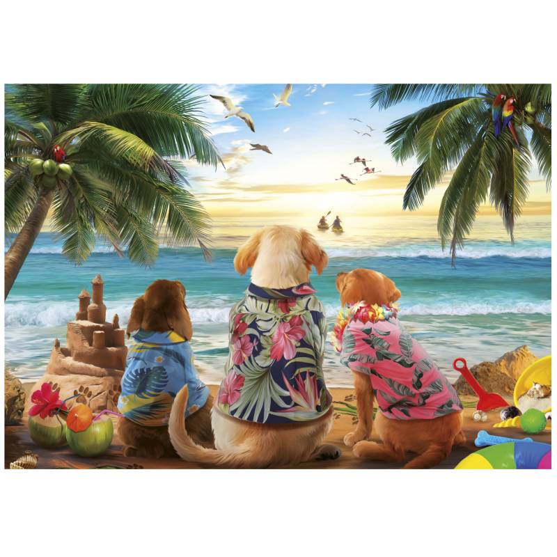 Educa Dogs on the beach 1000 Teile Puzzle Educa-20291 Educa Dogs on the beach 1000 Teile Puzzle Educa-20291 von Educa
