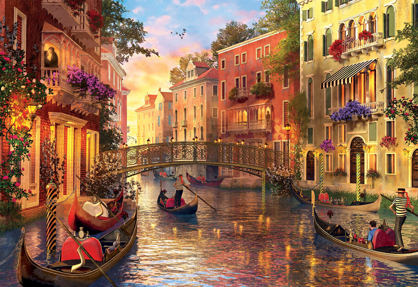 Educa Dominic Davison, Sunset in Venice 1500 Teile Puzzle Educa-17124 von Educa