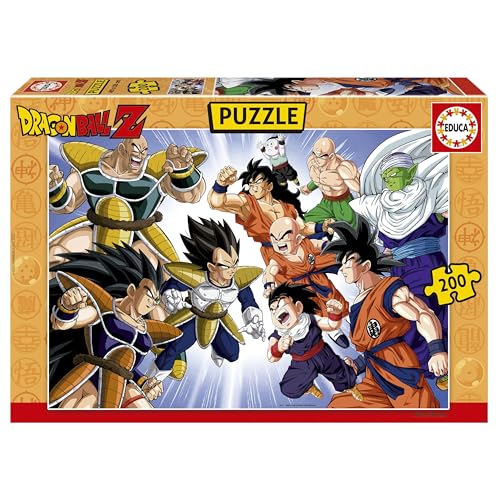 Educa Dragon Ball DBZ Kinderpuzzle, 200 Teile, 40 x 28 cm, ab 3 Jahren (20416) von Educa