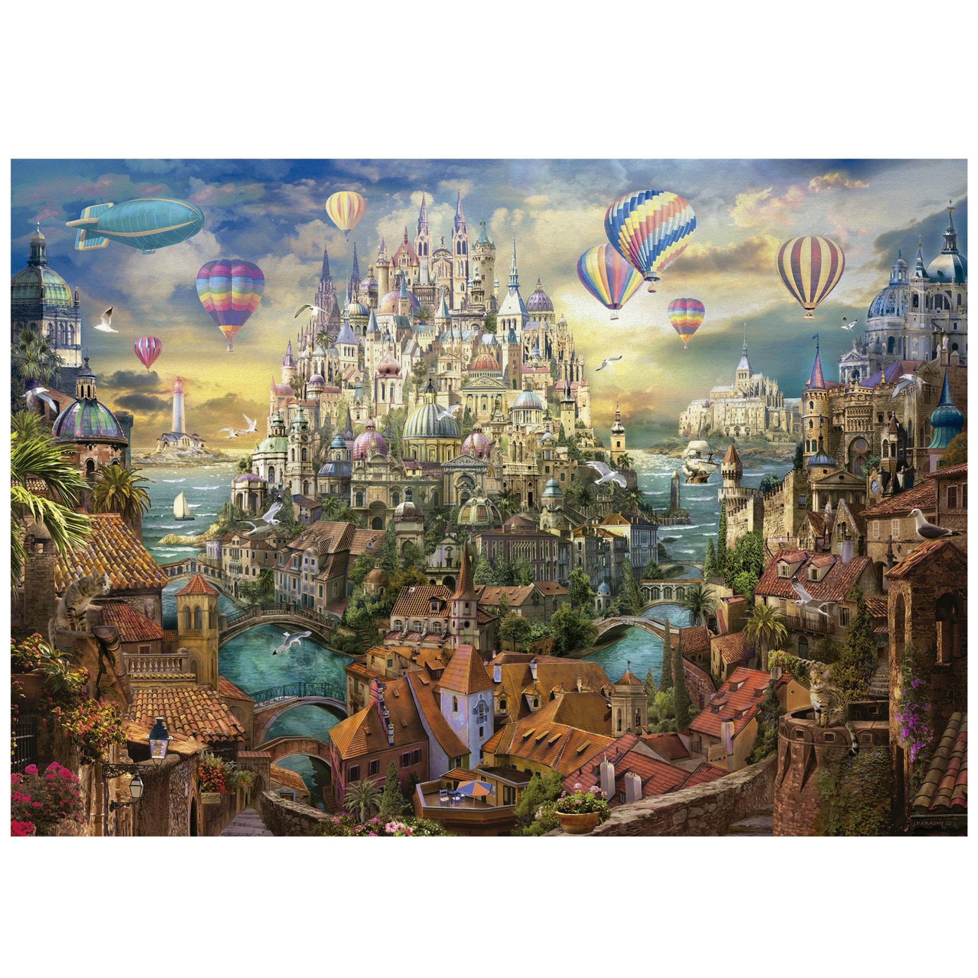 Educa Dream Town 8000 Teile Puzzle Educa-19570 von Educa