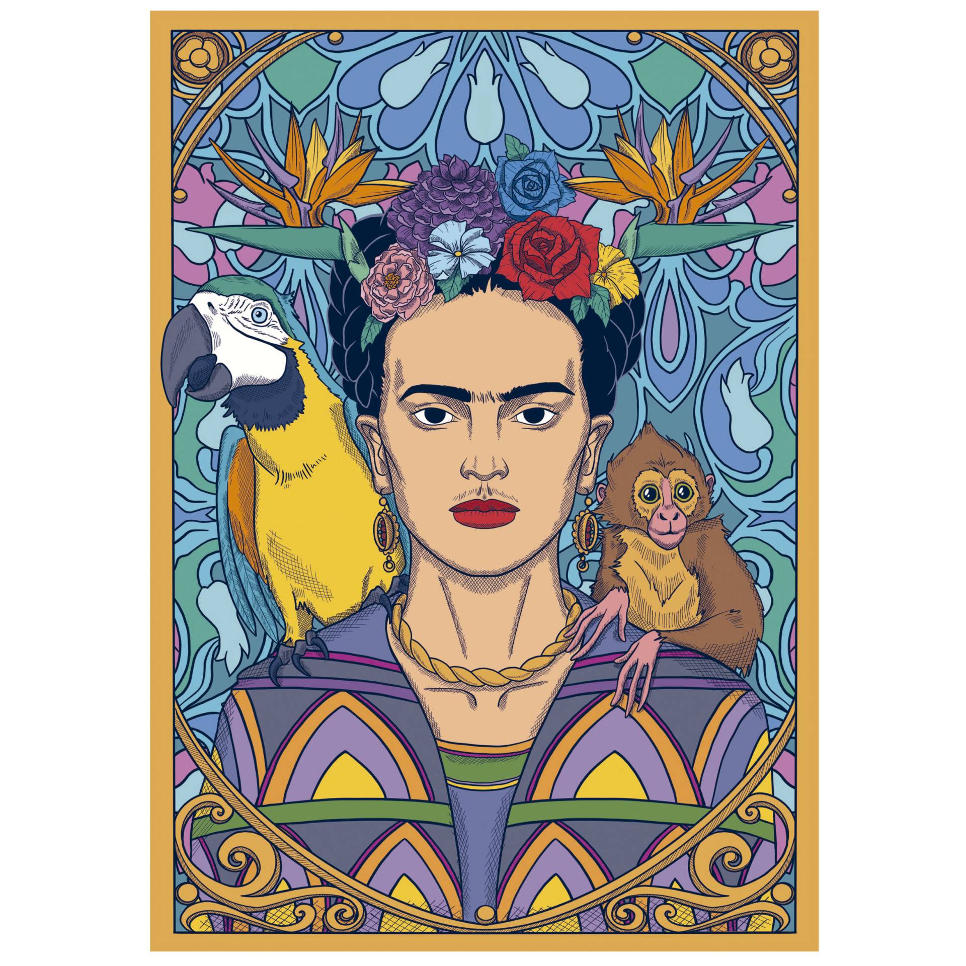 Educa Frida Kahlo 1500 Teile Puzzle Educa-19943 von Educa