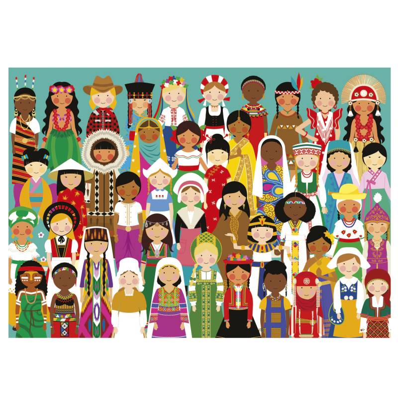 Educa Girls of the World 300 Teile Puzzle Educa-20476 von Educa