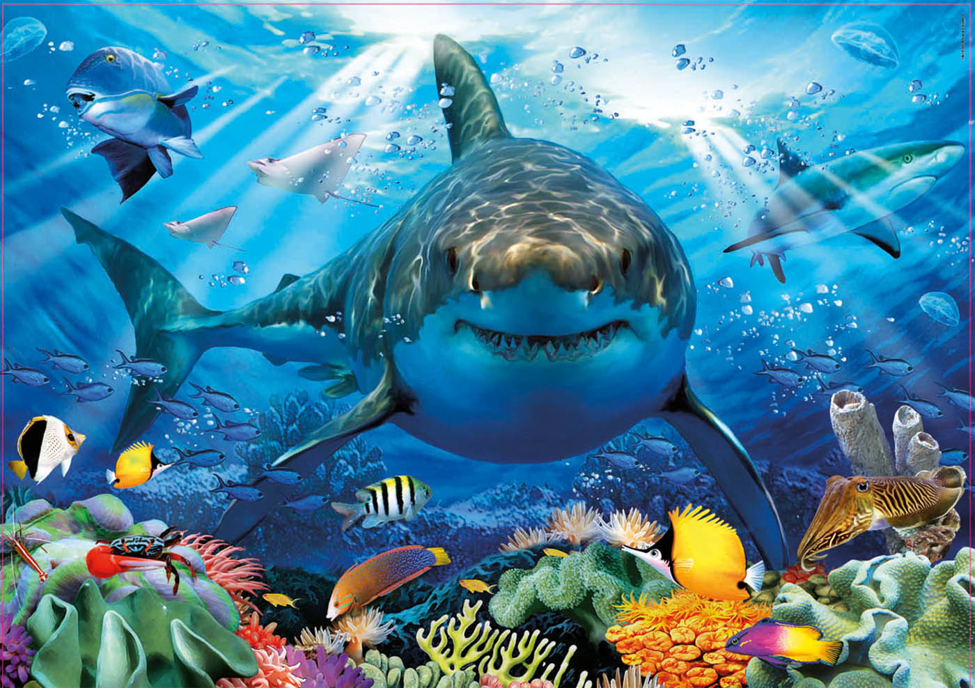 Educa Great White Shark 500 Teile Puzzle Educa-18478 Educa Great White Shark 500 Teile Puzzle Educa-18478 von Educa