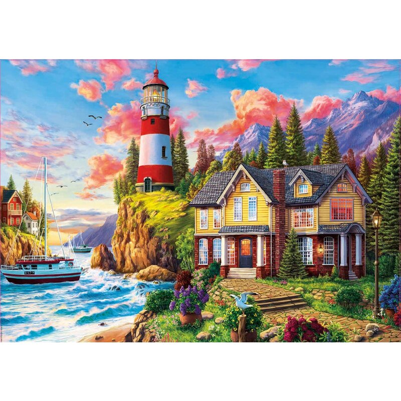 Educa Lighthouse by the Sea 3000 Teile Puzzle Educa-18507 von Educa