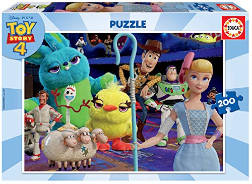 Educa 18108, Toy Story 4, 200 Teile Puzzle für Kinder ab 6 Jahren, Pixar von Educa
