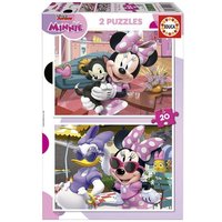 Educa - Minnie 2x20 Teile Puzzle von Educa