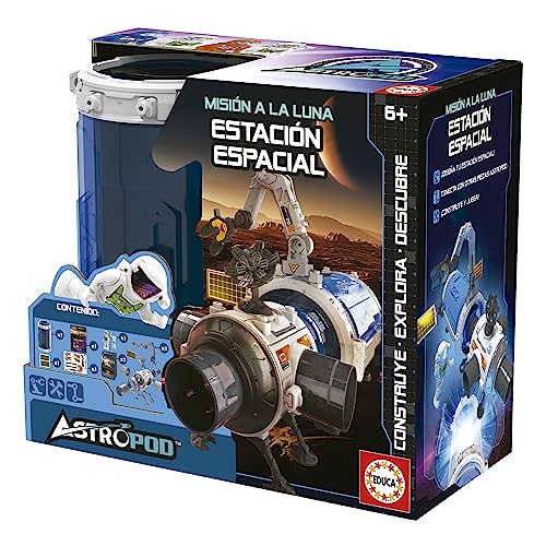 Educa - Mission zum Mond – Raumstation, gebaut und spielt durch Verbinden mehrerer Kapseln, um die Raumstation zu vergrößern; mit mehr als 31 Teilen; empfohlen ab 6 Jahren Educa - Mission zum Mond – Raumstation, gebaut und spielt durch Verbinden mehrerer Kapseln, um die Raumstation zu vergrößern; mit mehr als 31 Teilen; empfohlen ab 6 Jahren von Educa
