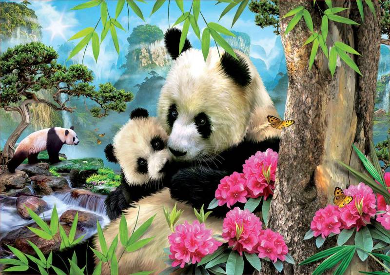 Educa Panda 1000 Teile Puzzle Educa-17995 Educa Panda 1000 Teile Puzzle Educa-17995 von Educa