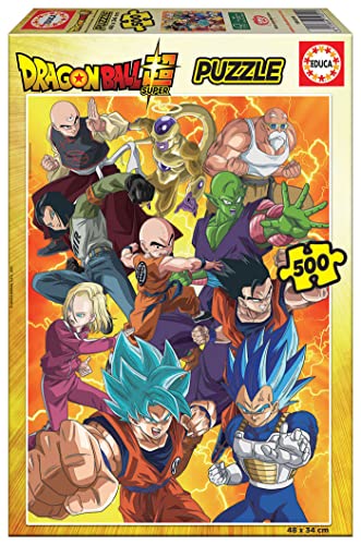 Educa - Puzzle 500 Teile für Erwachsene | Dragon Ball Super, 500 Teile Puzzle für Erwachsene und Kinder ab 11 Jahren, Dragonball (19009) von Educa