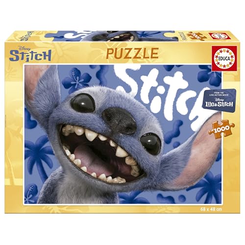 Educa - Puzzle 1000 Teile für Erwachsene | Lilo & Stitch | 68 x 48 cm | ab 14 Jahren (20277) von Educa