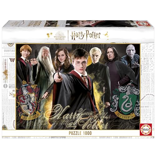 Educa - Puzzle von 1000 Teilen für Erwachsene | Harry Potter. Messen: 68 x 48 cm. Beinhaltet die puzzlekleber FixPuzzle. Seit 14 Jahren (19929) von Educa