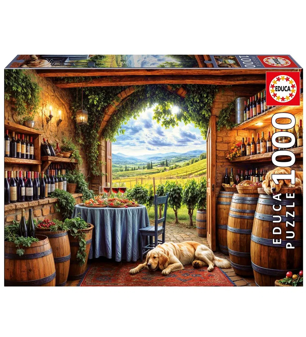 Educa Puzzlespiel - 1000 Teile - Canes Et Vinum - Educa - One Size - Puzzlespiele Educa Puzzlespiel - 1000 Teile - Canes Et Vinum - Educa - One Size - Puzzlespiele von Educa