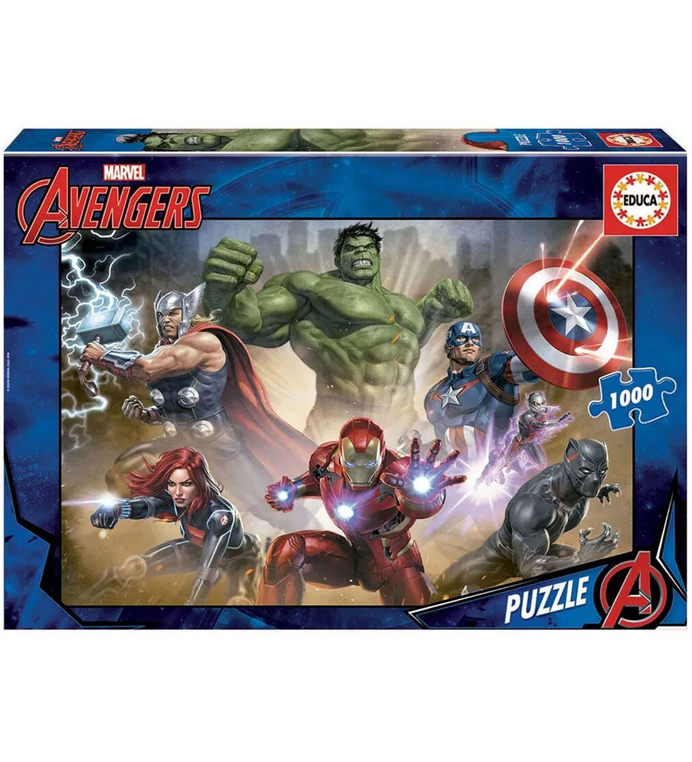Educa Puzzlespiel - 1000 Teile - Die Avengers - Educa - One Size - Puzzlespiele von Educa