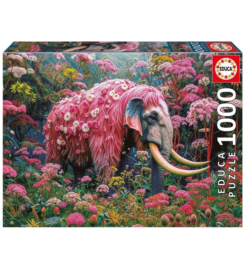 Educa Puzzlespiel - 1000 Teile - Floral Elephant - Educa - One Size - Puzzlespiele Educa Puzzlespiel - 1000 Teile - Floral Elephant - Educa - One Size - Puzzlespiele von Educa