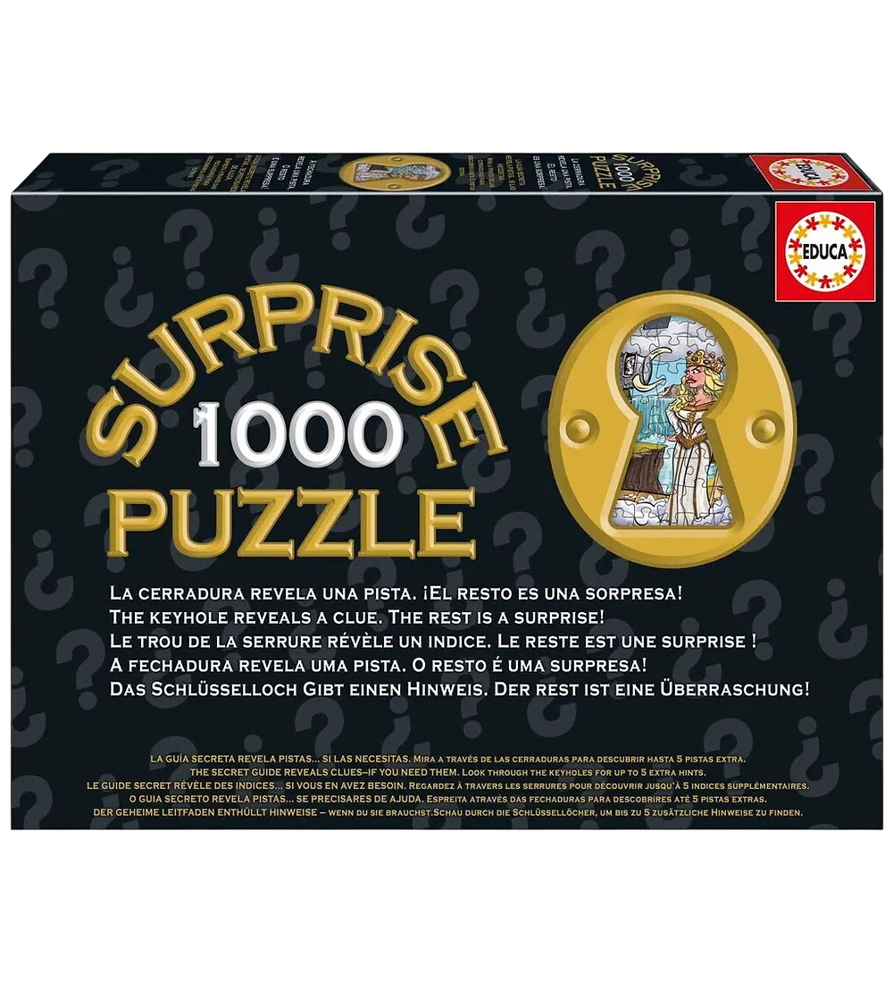 Educa Puzzlespiel - 1000 Teile - Ritter Round Die Tischüberrasch - Educa - One Size - Puzzlespiele Educa Puzzlespiel - 1000 Teile - Ritter Round Die Tischüberrasch - Educa - One Size - Puzzlespiele von Educa