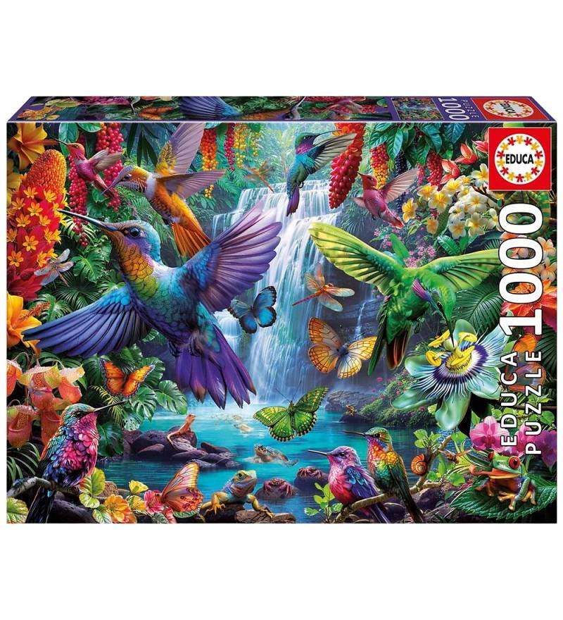 Educa Puzzlespiel - 1000 Teile - Tropical Hummingbirds - Educa - One Size - Puzzlespiele Educa Puzzlespiel - 1000 Teile - Tropical Hummingbirds - Educa - One Size - Puzzlespiele von Educa