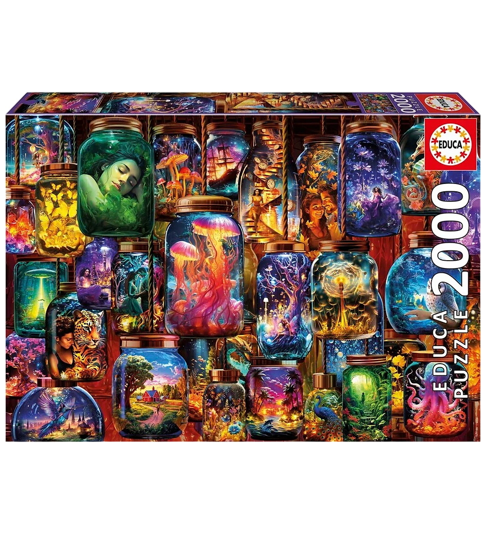 Educa Puzzlespiel - 2000 Teile - Träume in Gläsern - Educa - One Size - Puzzlespiele Educa Puzzlespiel - 2000 Teile - Träume in Gläsern - Educa - One Size - Puzzlespiele von Educa
