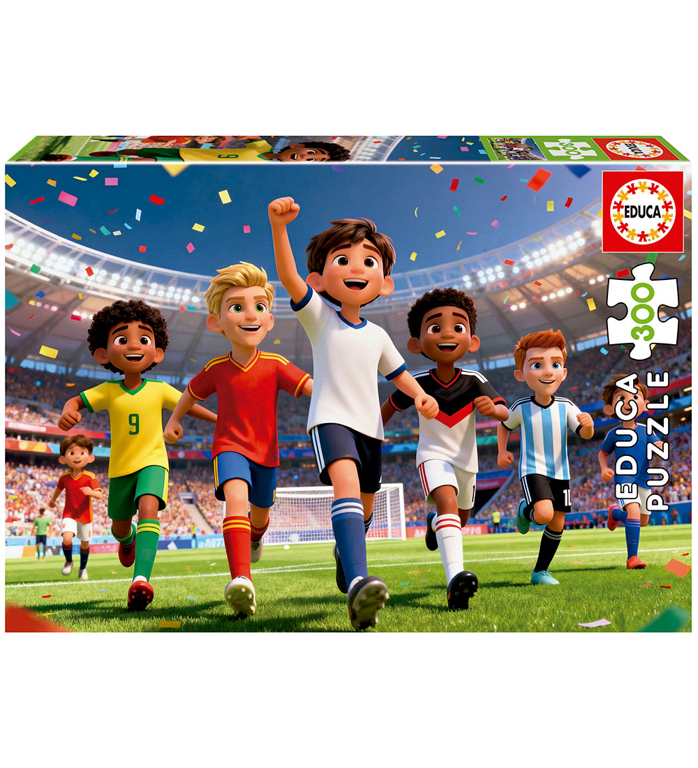 Educa Puzzlespiel - 300 Teile - Fußballwelt - Educa - One Size - Puzzlespiele von Educa