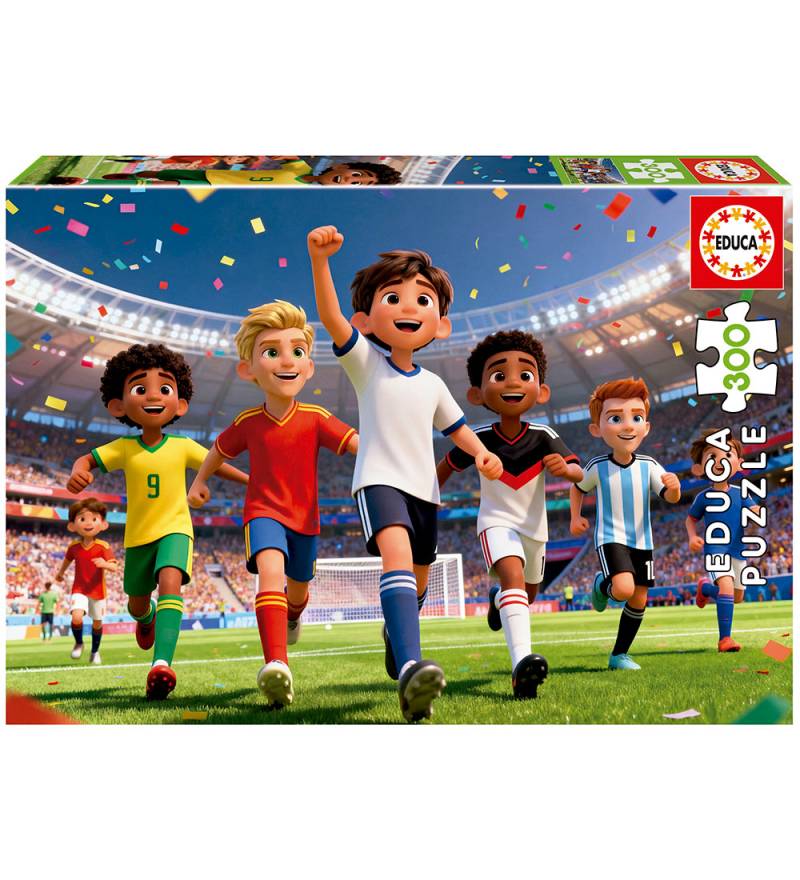 Educa Puzzlespiel - 300 Teile - Fußballwelt - Educa - One Size - Puzzlespiele Educa Puzzlespiel - 300 Teile - Fußballwelt - Educa - One Size - Puzzlespiele von Educa