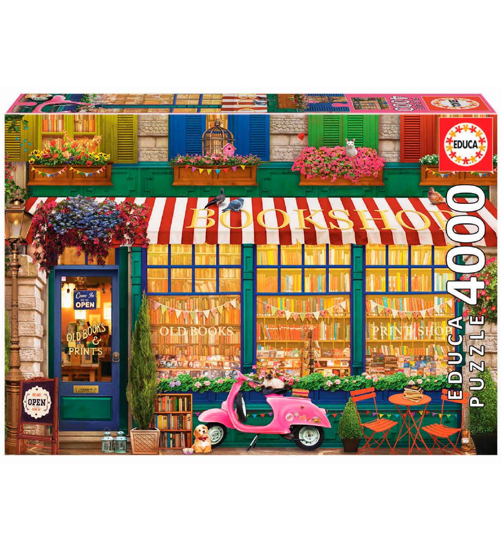 Educa Puzzlespiel - 4000 Teile - Vintage Bookshop - Educa - One Size - Puzzlespiele Educa Puzzlespiel - 4000 Teile - Vintage Bookshop - Educa - One Size - Puzzlespiele von Educa