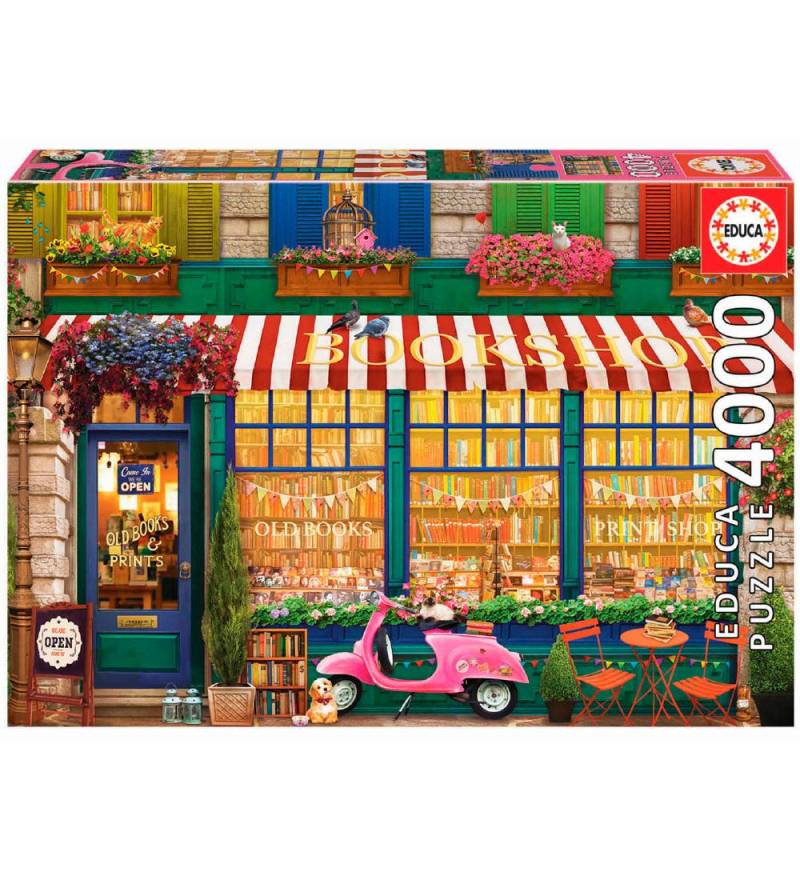 Educa Puzzlespiel - 4000 Teile - Vintage Bookshop - Educa - One Size - Puzzlespiele Educa Puzzlespiel - 4000 Teile - Vintage Bookshop - Educa - One Size - Puzzlespiele von Educa