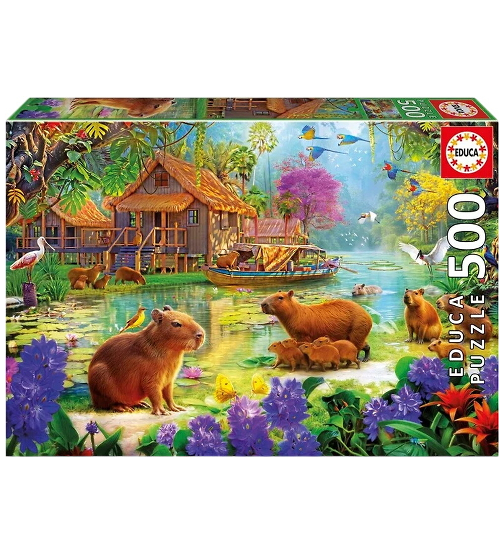 Educa Puzzlespiel - 500 Teile - Capybara Village - Educa - One Size - Puzzlespiele Educa Puzzlespiel - 500 Teile - Capybara Village - Educa - One Size - Puzzlespiele von Educa