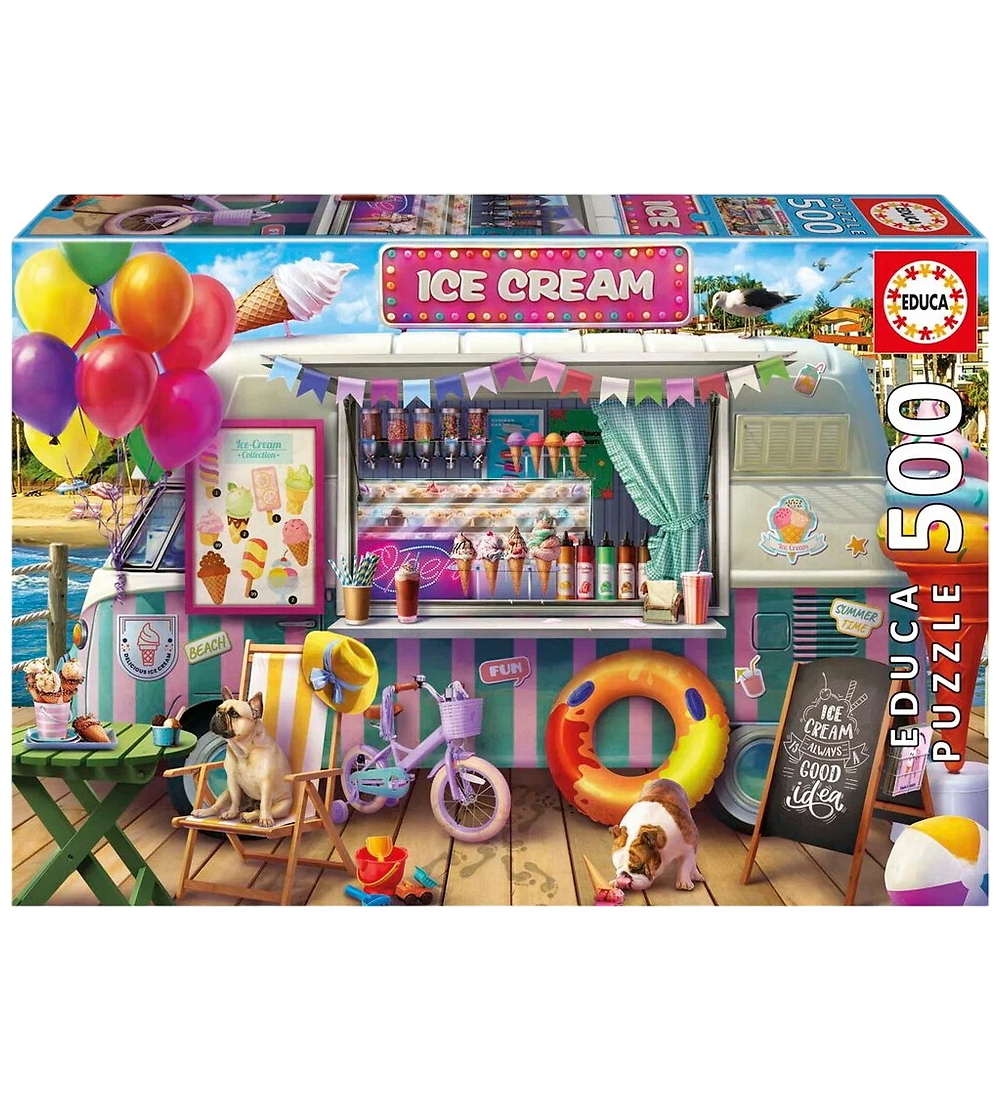 Educa Puzzlespiel - 500 Teile - Ice Cream Van - Educa - One Size - Puzzlespiele von Educa