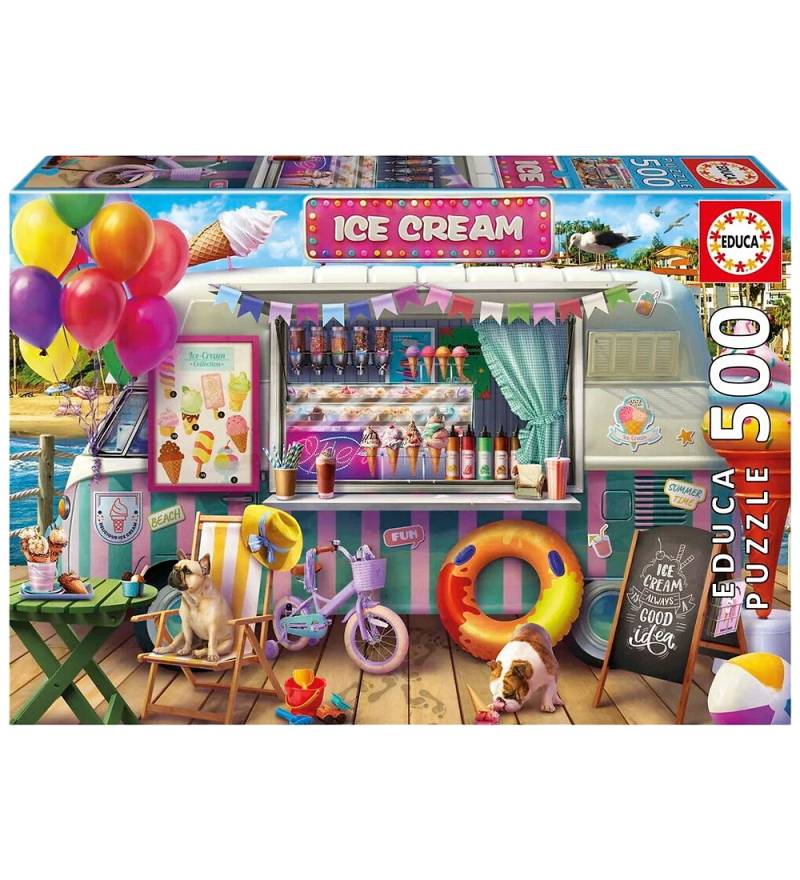 Educa Puzzlespiel - 500 Teile - Ice Cream Van - Educa - One Size - Puzzlespiele Educa Puzzlespiel - 500 Teile - Ice Cream Van - Educa - One Size - Puzzlespiele von Educa