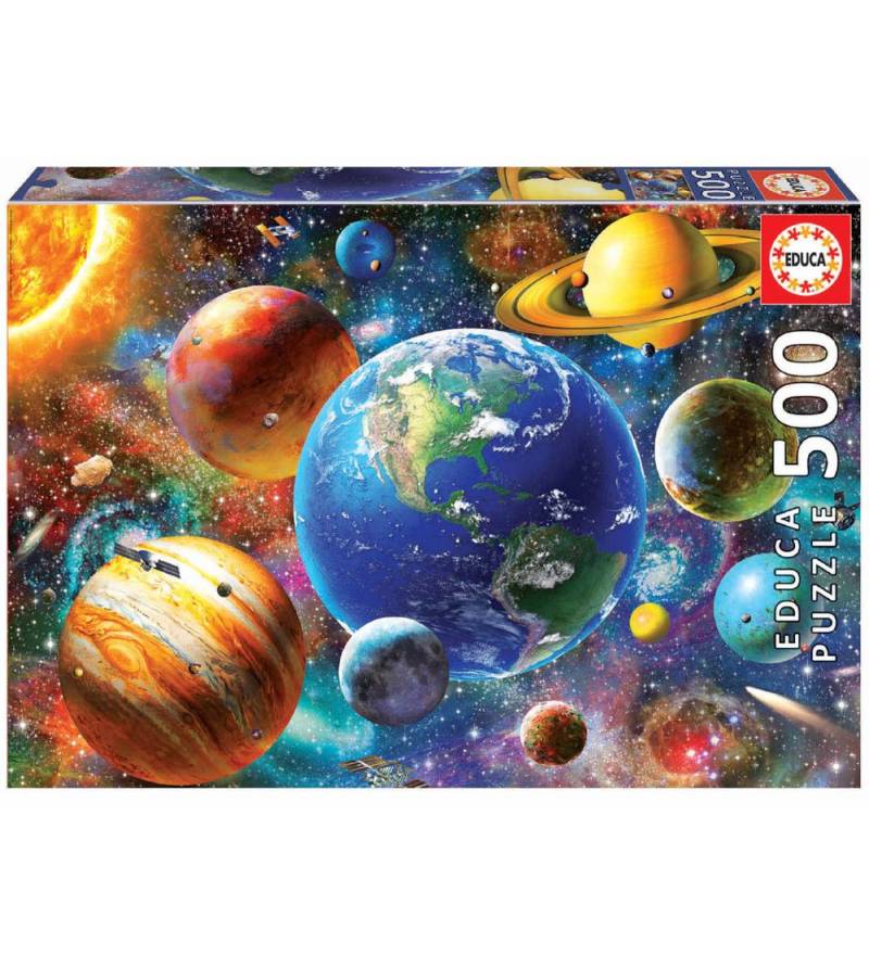 Educa Puzzlespiel - 500 Teile - Sonnensystem - Educa - One Size - Puzzlespiele Educa Puzzlespiel - 500 Teile - Sonnensystem - Educa - One Size - Puzzlespiele von Educa