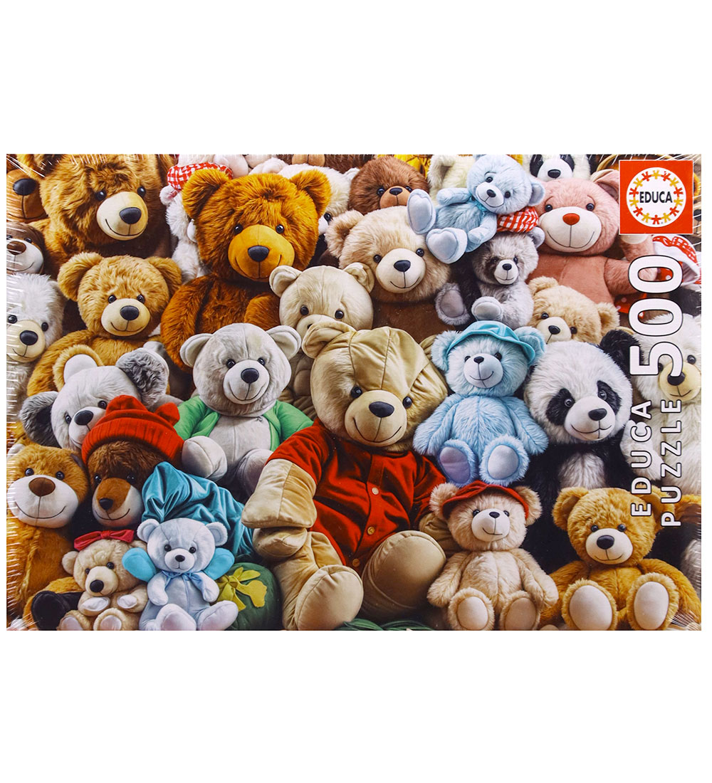 Educa Puzzlespiel - 500 Teile - Teddy Bären - Educa - One Size - Puzzlespiele von Educa