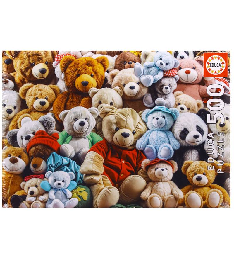 Educa Puzzlespiel - 500 Teile - Teddy Bären - Educa - One Size - Puzzlespiele Educa Puzzlespiel - 500 Teile - Teddy Bären - Educa - One Size - Puzzlespiele von Educa