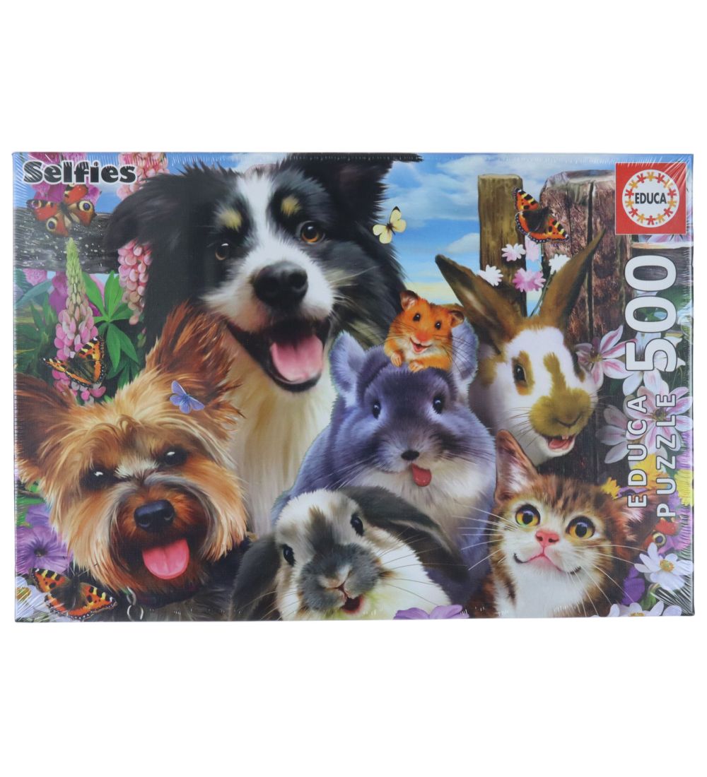Educa Puzzlespiel - Lustiges Selfie - 500 Teile - Educa - One Size - Puzzlespiele von Educa