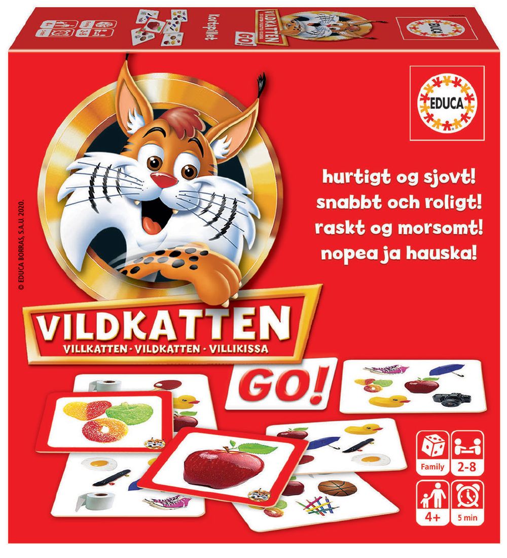 Educa Reisespiel - Wildcat GO - Educa - One Size - Kartenspiel von Educa