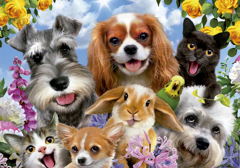 Educa Selfie Pet Parade 200 Teile Puzzle Educa-19293 von Educa