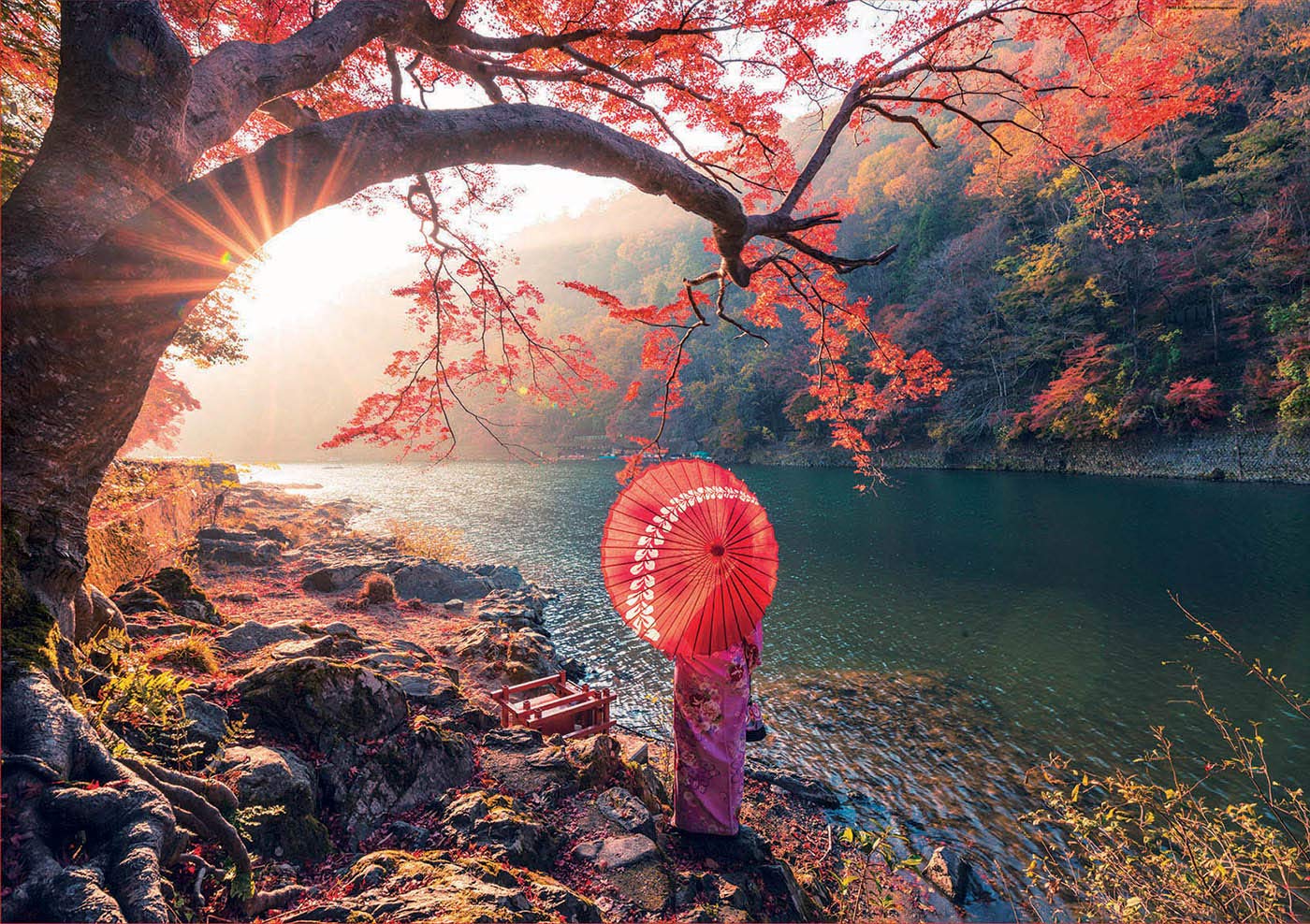 Educa Sunrise in Katsura River, Japan 1000 Teile Puzzle Educa-18455 Educa Sunrise in Katsura River, Japan 1000 Teile Puzzle Educa-18455 von Educa