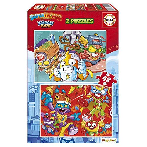 Educa Superthings 48-teiliges Kinderpuzzle-Set Ab 4 Jahren. 19204 Educa Superthings 48-teiliges Kinderpuzzle-Set Ab 4 Jahren. 19204 von Educa