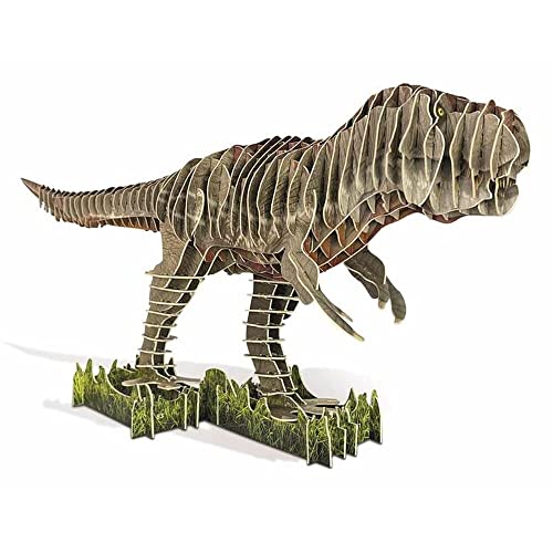 Educa - T-Rex, 3D Puzzle für Erwachsene und Kinder ab 6 Jahren, 82 Teile, Dinosaurier (19182) von Educa