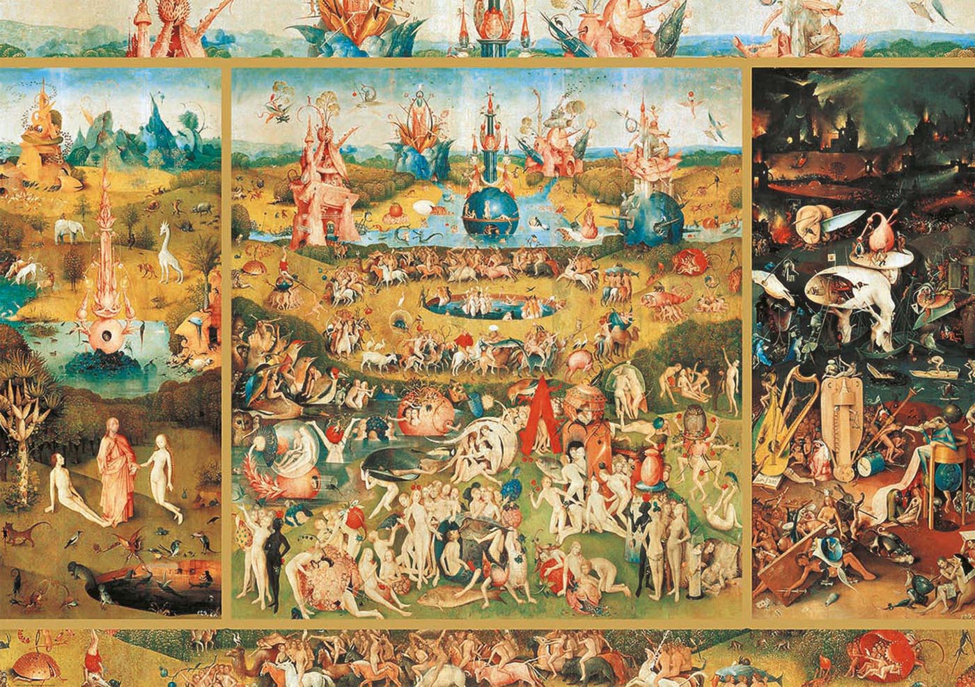 Educa The Garden of Earthly Delights 2000 Teile Puzzle Educa-18505 von Educa