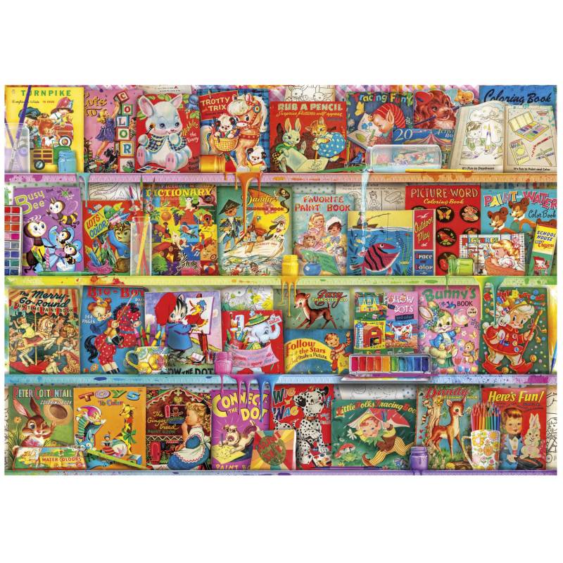 Educa The Kitschy Funbook Nook 1500 Teile Puzzle Educa-20568 von Educa