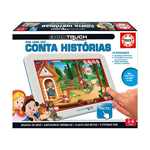 Educa Touch, Junior Geschichtenerzählung, Lernspiel in Portugiesisch, Mehrfarbig, 240 Teile von Educa